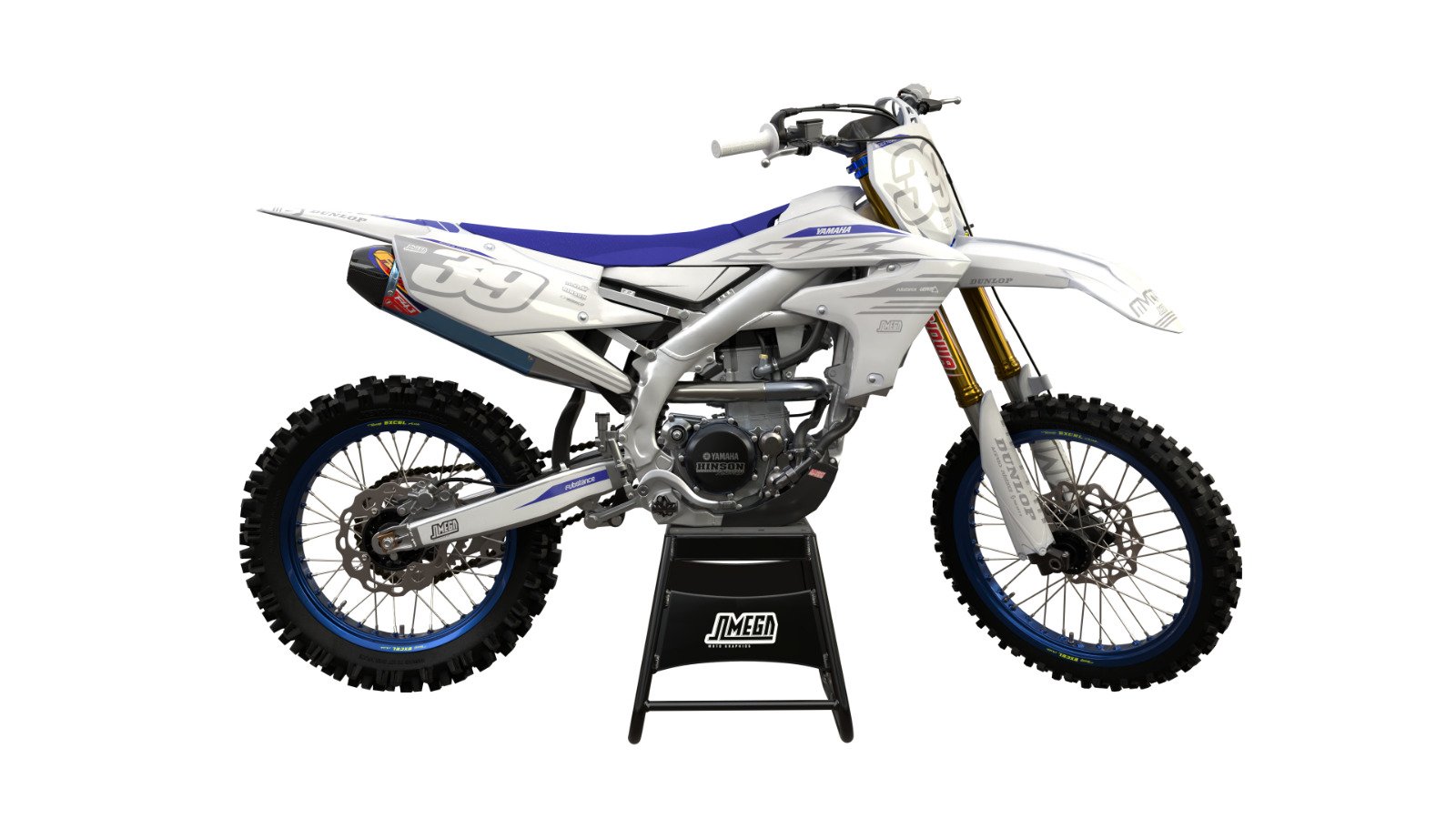 Custom Graphics Decal Sticker Kit for Yamaha YZ - YZF All Models