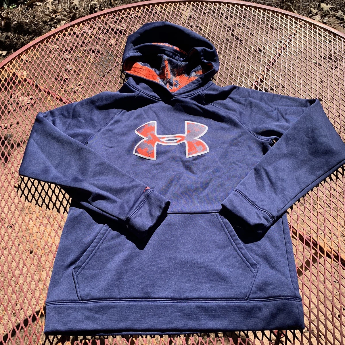 Under Armour Storm 1 Youth Boys Large Hoodie Blue Pullover Loose Sweatshirt  | eBay