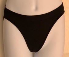 GK HI-CUT SEAMLESS CHILD SMALL 1478 GYMNASTICS ATHLETIC BLACK BRIEF Sz CS NWT 