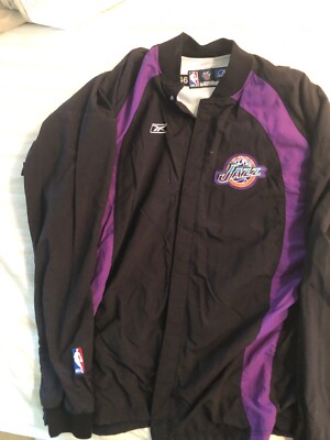 UTAH JAZZ CALBERT CHEANEY #40 GAME WORN WARM UP NBA JACKET Indiana