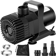 VIVOSUN 2600 GPH Submersible Water Pump, 200W Pond Pump, Hmax 20 ft