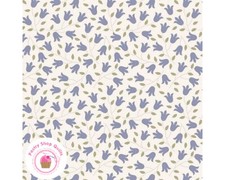 TILDA SOPHIE BASICS 130099 Slate Gray Tulips Quilt Fabric TONE FINNANGER