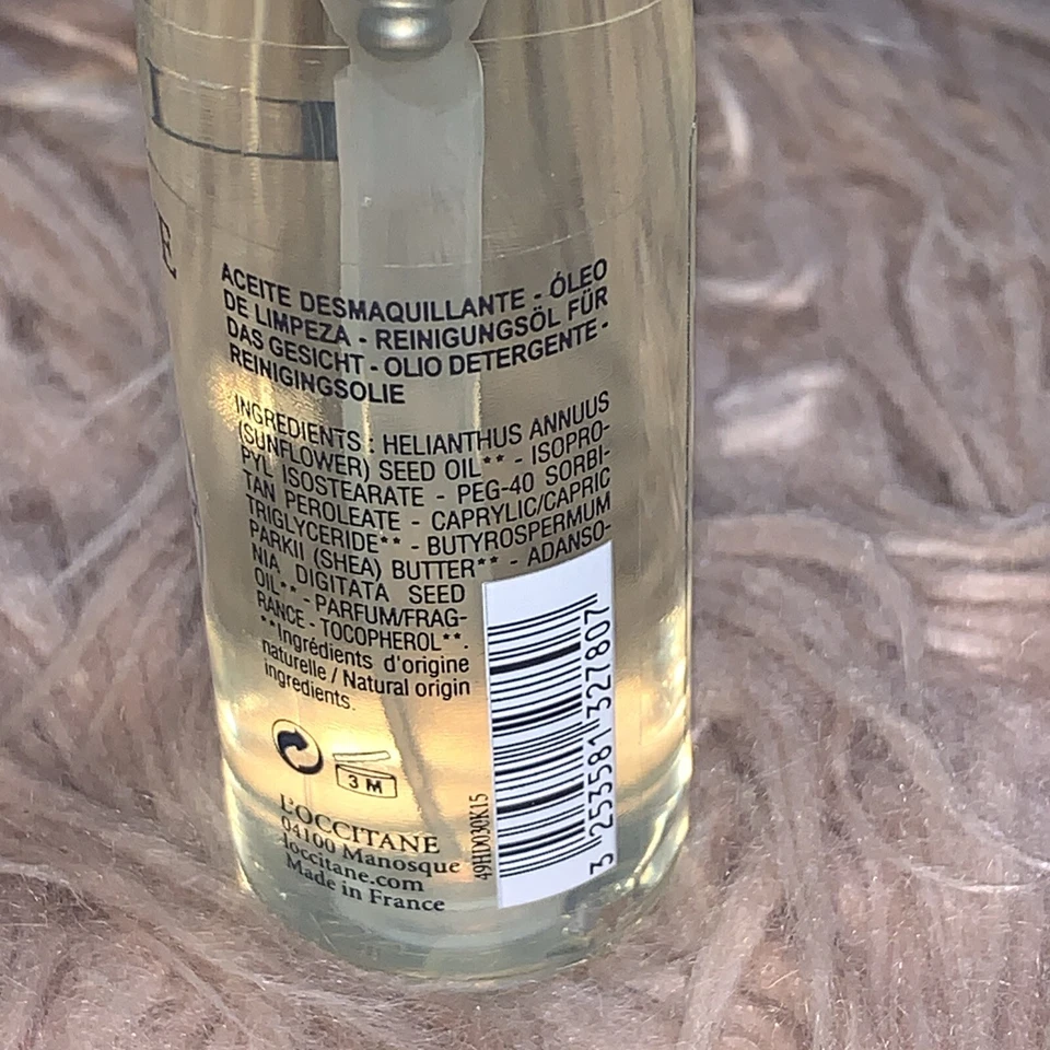 Aceite Limpiador de Karité L'OCCITANE - 30 ml/1 oz Tamaño de Viaje NUEVO Foto 4 de 4