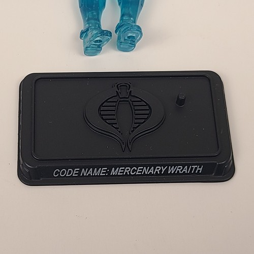 GI Joe Cobra Mercenary Wraith Clear Blue Variant Figure 25th Anniversary 2008 - Picture 9 of 14