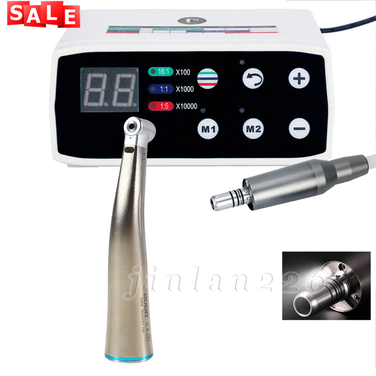 NSK Style Dental Brushless LED Electric Micro Motor 1:1/1:5 