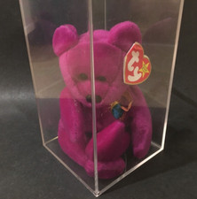 Vintage Retired TY Beanie Babies 1999 Millennial WITH Protective Case New READ