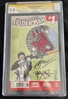 Amazing Spider-Man # 1 Punisher Blank sketch Triple signed CGC 9.8 Marvel comics