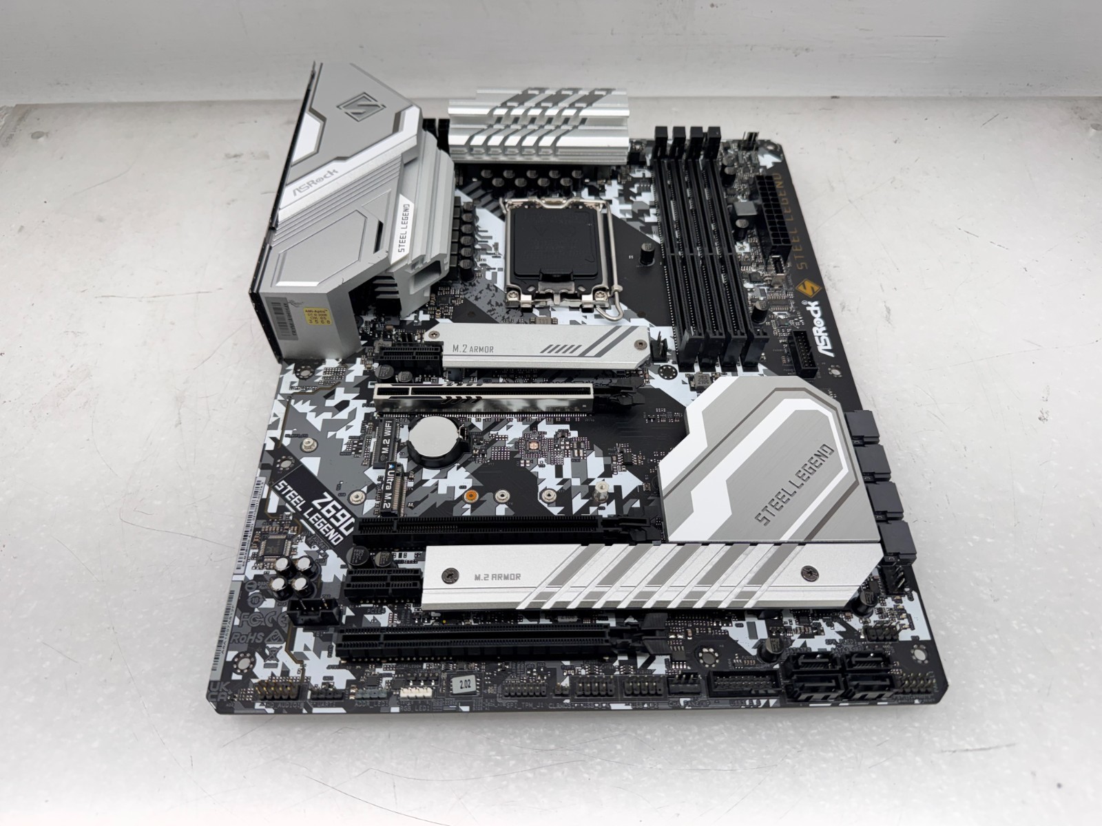 ASRock Z690 STEEL LEGEND Intel LGA 1700 DDR4 ATX motherboard. Available Now for $109.99