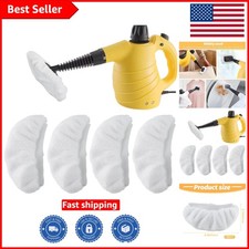 Versatile Steam Cleaner Accessories: 4 Reusable Mop Pads & Universal Attachments