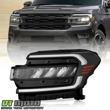 For 2022-2024 Ford Expedition w/o LED DRL Full LED Headlight Headlamp Driver
