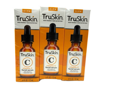 TruSkin Vitamin C Serum for Face, Anti Aging Facial Serum 0.4 fl oz- 3 pack!!