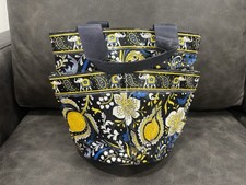 Vera Bradley Ellie Blue Shower Caddy for Dorms, RV Travel, Beach