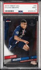 2019 FINEST CHAMPIONS LEAGUE #89 KYLIAN MBAPPE PSA 9