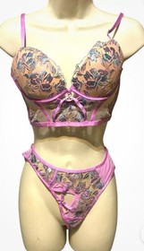 Brand New ANN SUMMERS &lsquo;Euphoric Padded Corset Lilac Set UK 8 B/C