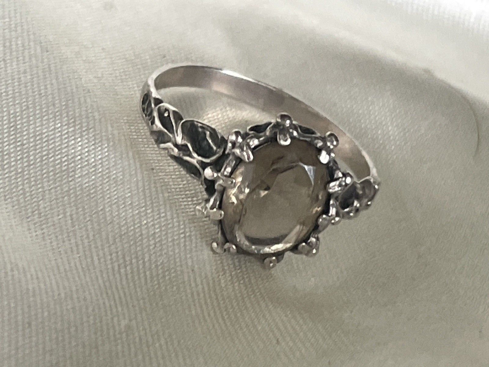 Edwardian Bernard Instone? Solid Silver Ring Sz L… - image 15