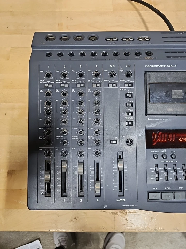 Tascam Portastudio 464 Cassette 4-Track Recorder MKII Read@!! - Image 3 of 4