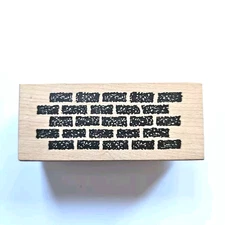 BRICK WALL Stampa Rosa Rubber Stamp D25210 Continuous Scene Repeat Pattern d222