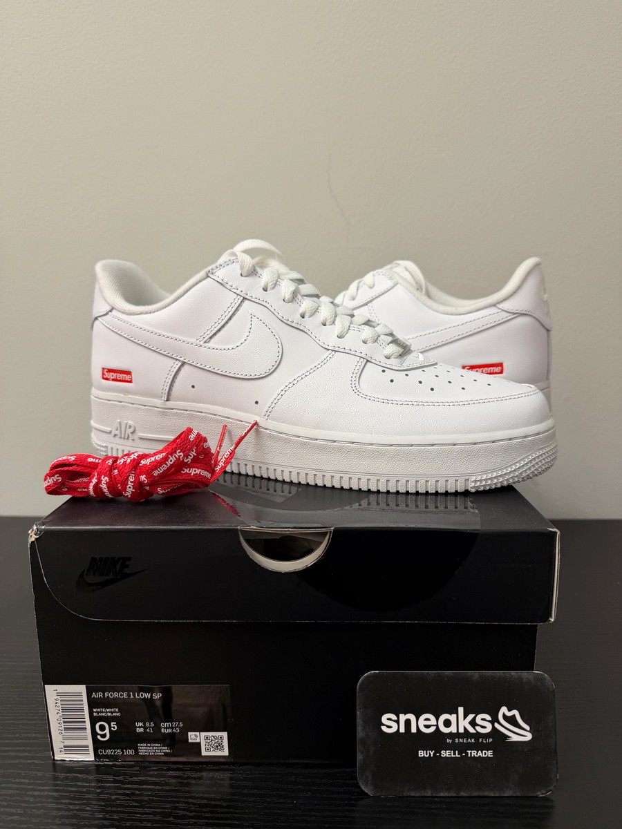 NEW Nike Air Force 1 Low Supreme White CU9225-100 | eBay NEW Nike Air Force 1 Low Supreme White CU9225-100 | eBay