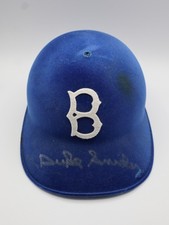 Duke Snider Signed Suede Cooperstown Collection Helmet Autograph JSA DD76966