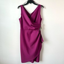 Alex Evenings Compression Scuba Sheath Dress Passion 10