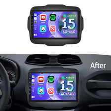For Jeep Renegade 2014-2022 Apple Carplay Car Stereo Radio GPS WiFi Android 15