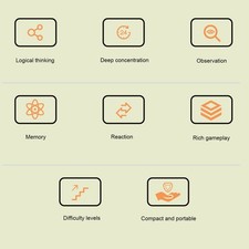 4 In 1 Handheld Puzzle Games Console Portable Educational Toy For Kids UJCS