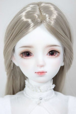 DOLK Charm Doll 1/4 Leah Girl BJD White Skin Make-up COA Box Wig 40cm Doll JPN