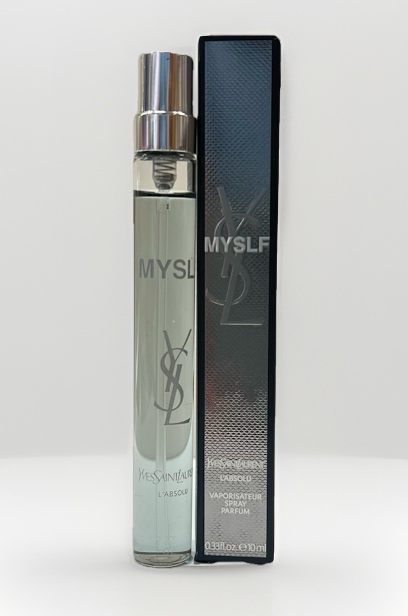 MYSLF BY YSL L'ABSOLU 0.33oz/10ml Parfum Spray Mini For Men New