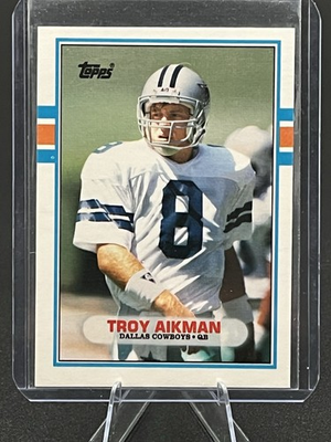 #ad Troy Aikman 1989 Topps Traded # 70T Rookie Dallas Cowboys Football NFL $6.00