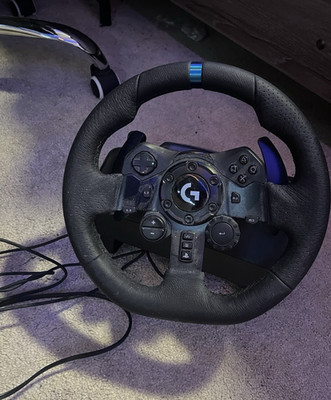 Logitech G29 Force Feedback Racing Wheel Wired USB for PS4 PS5 PC Black