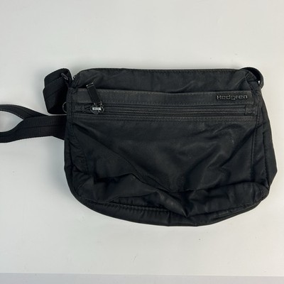 Hedgren Inner City Orva Crossbody Bag Black Nylon RFID Travel Women Shoulder