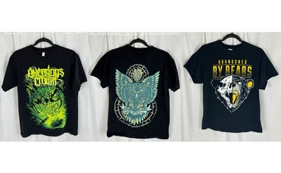 Aversions Crown, Make Them Suffer, Abandoned By Bears T-Shirts Men Size Medium