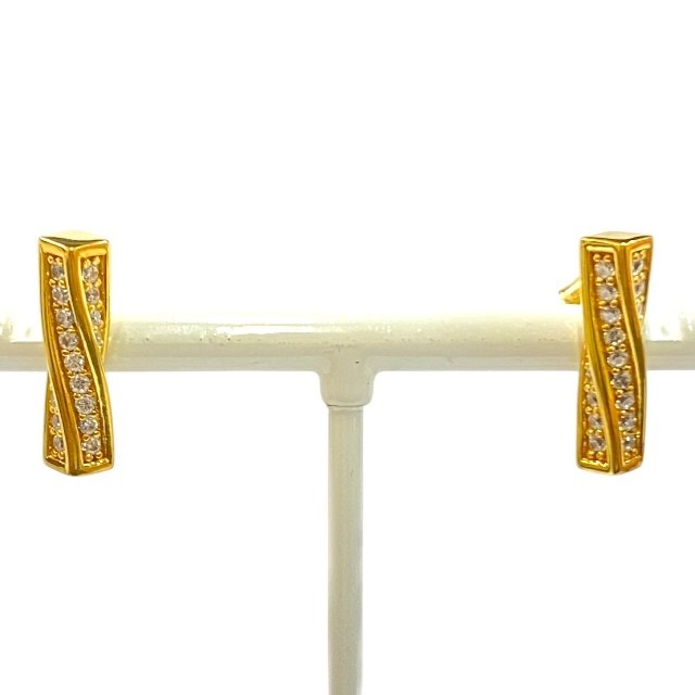 CELINE Edwidge Rhinestone Earrings – Stylish Jewelry Accessory