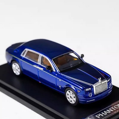 SW 1/64 Scale Rolls-Royce Phantom VII Blue Diecast Car Model Toy