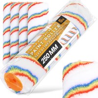 5X Malerwalze Farbroller 25 Cm Malerrolle Farbwalze Lackroller Acryl Ersatzrolle