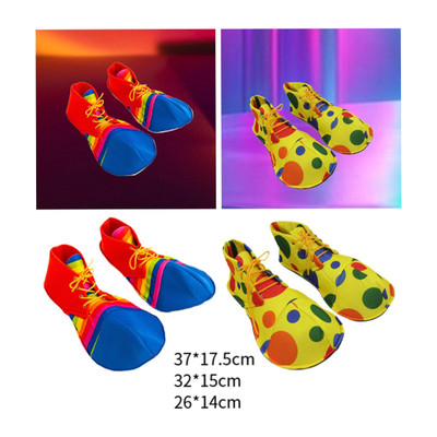 Großer Kopf Clown Schuhe Urlaub Partys lustiges Kostüm Zubehör für Kinder