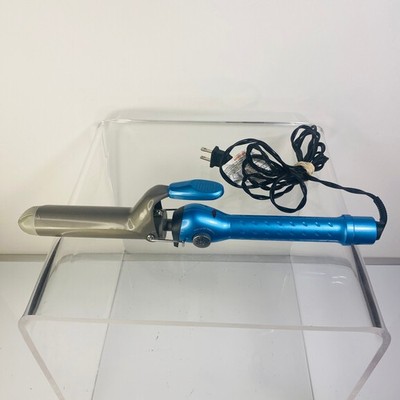 BaBylissPRO Nano Titanium Curling Iron Size 1 1/4 in 32 mm blue/grey