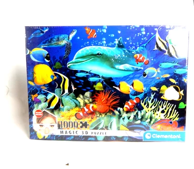 Clementoni Puzzle 1000 Teile Panorama Amsterdam Elefant Dubai 98x33cm Neu OVP