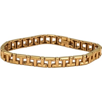 TIFFANY & CO. 18k Rose Gold Tiffany True T Narrow Bracelet 10,000