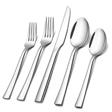 60-Piece Silverware Set,  Stainless Steel Flatware Set Service for 60 Pieces
