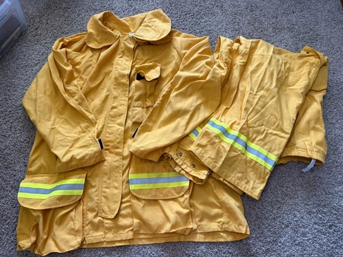 Lion Apparel Wildland Firefighter Jacket & Pants 2x/XXL Yellow