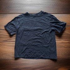 H&M  T-Shirt Mens Black Short Sleeve relaxed Fit grunge emo punk 