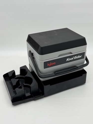 Igloo Kool Rider 6-Quart Thermoelectric Roadster Cooler w/ Cable & Tray Works!