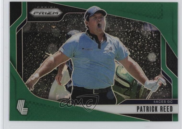2025 Panini Prizm LIV Golf Horizontal Variations Green /18 Patrick Reed #85 5qp