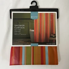 Target Home 100% Peva Shower Curtain 72X72 Vertical Stripes New 2009