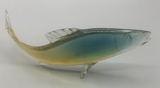 Muranoglas Figur Fisch; Murano; 50er; L20.5cm, B7.5cm, H6cm, 207g schwer