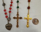 Vintage Plastic Bead Rosary & Prayer Bead Lot — photo 2