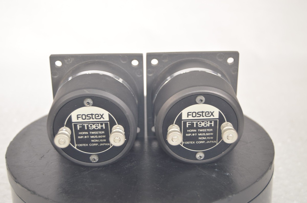 Fostex FT96H Horn Super Tweeter Pair Speaker Driver Unit Tested