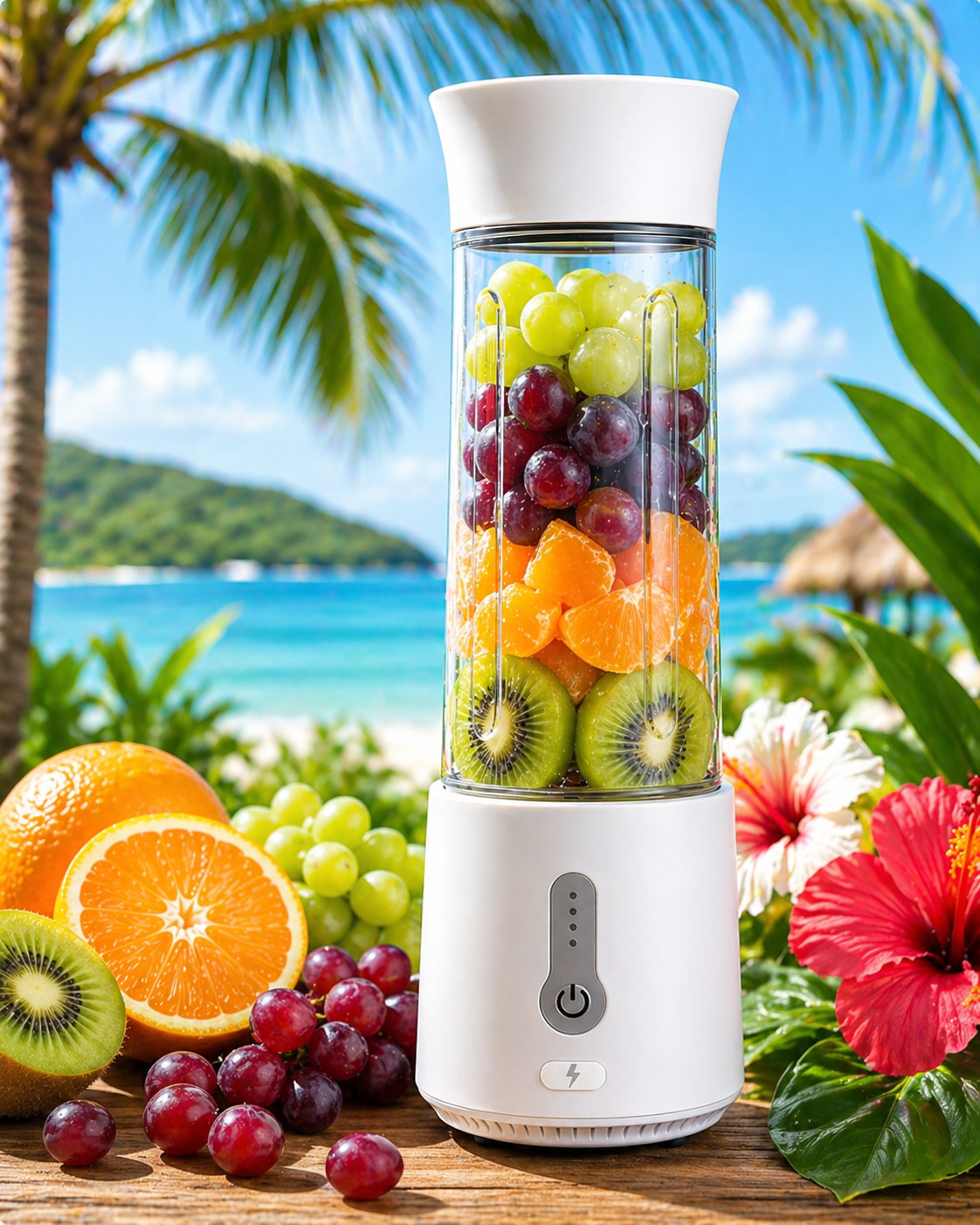 Portable Blender - 17Oz Personal Blender for Smoothies and Shakes| 4000mAh