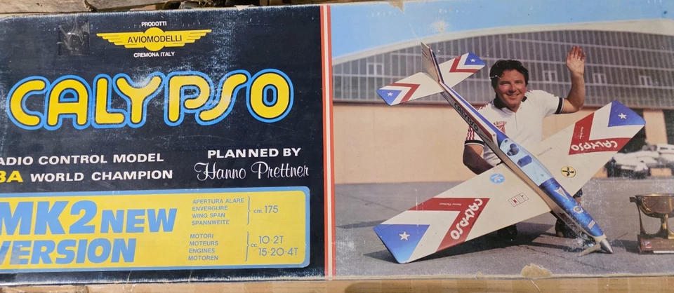 Aviomodelli Calypso RC Airplane Kit New Open Box - Image 2 of 4